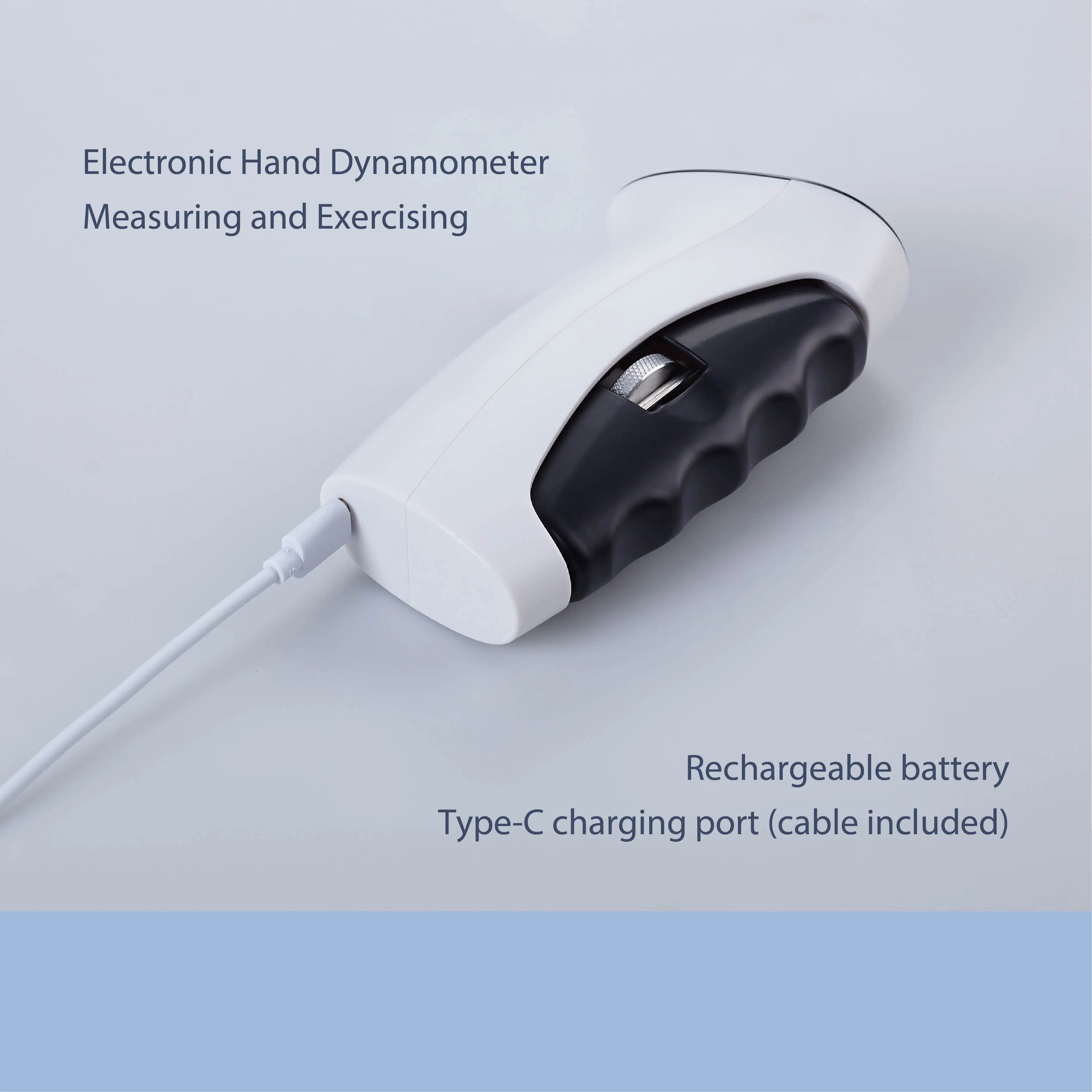 2026 2-in-1 Electronic Hand Dynamometer Digital Grip Strength Trainer