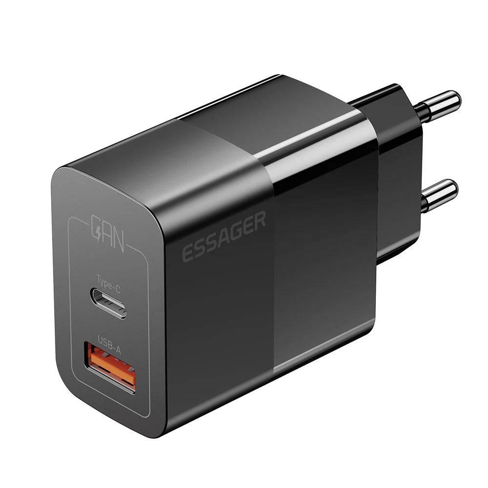 Essager USB typ C szybka ładowarka 33W QC PD 3.0 podwójny Port Mini przenośny Adapter do IPhone 14 13 12 IPad Xiaomi szybkie ładowarki ścienne — zdjęcie produktu 7