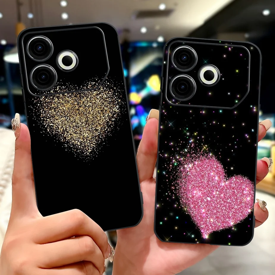 ل Tecno Pova 6 Neo 5G حافظة KL8 لطيف القط محظوظ كوي رسمت غطاء لينة حافظة هاتف من البولي يوريثان ل Tecno Pova 6 Pro Pova6 Neo Fundas أكياس