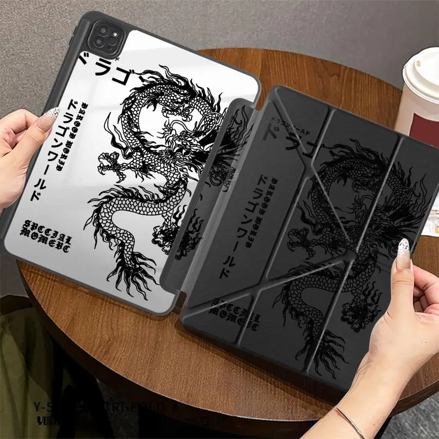 Tablet Case For iPad Mini 6 7 Air 4 5 M3 M2 1 2 M4 11inch Pro 2025 11th 10th 9th 8th 7th 12.9inch Holder Cover Cool Dragon