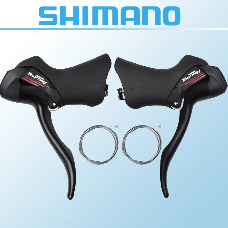 SHIMANO TOURNEY ST-A070 2x7 Speed Shift Lever Front Rear DUAL CONTROL LEVER SUPER SLR 2x7 Speed Original Parts A070 Shifter Set