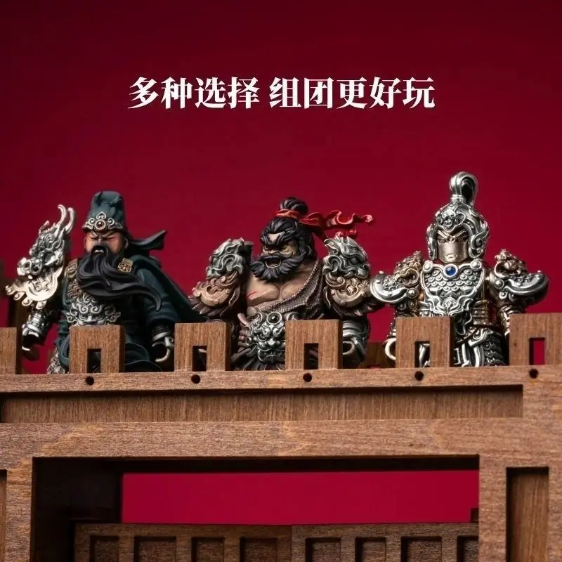 

Magnetic Detachable Bricks Toys Three Kingdoms Five Tiger Generals MOC Zhang Fei Building Blocks Exquisite Metal Figurine