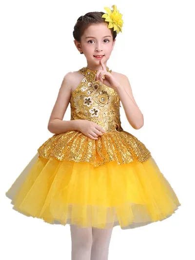 Vestido de Ballet con tutú para niñas, leotardo de gimnasia, Ropa de baile de Ballet, disfraz de bailarina, vestidos de baile Tutus