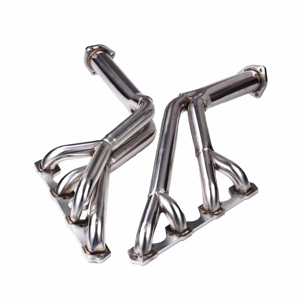 Exhaust Pipe Stainless Steel for Tri-Y, Full Length,Ceramic Coated Headers for  Ford Mercury, Mustang, Cougar, 260, 289, 302