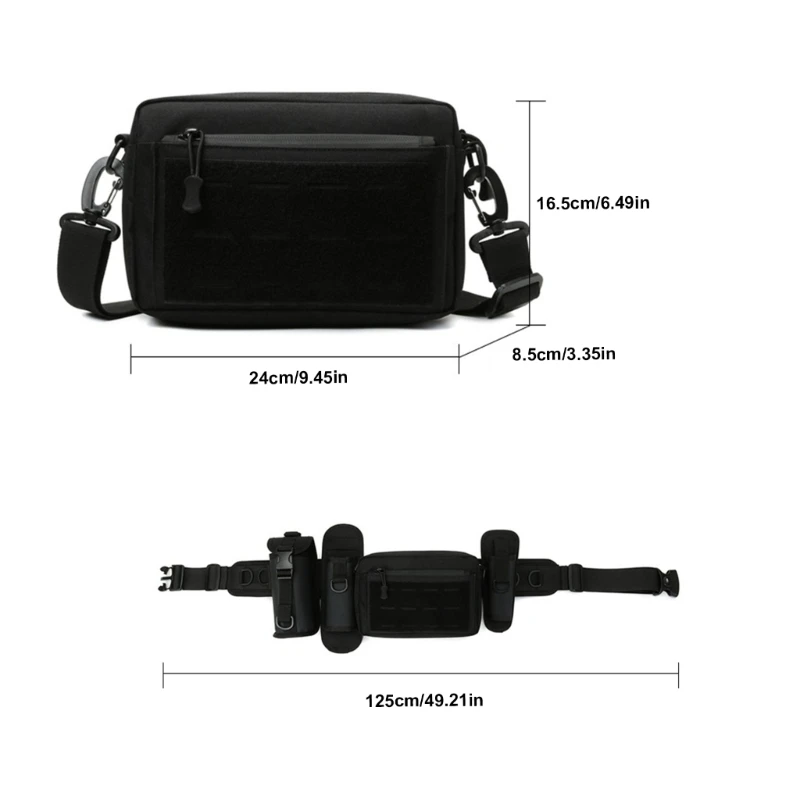 Multifunctional Large Capacity Belt Pouches Tackle Bag Fishing Lures Waist Pack