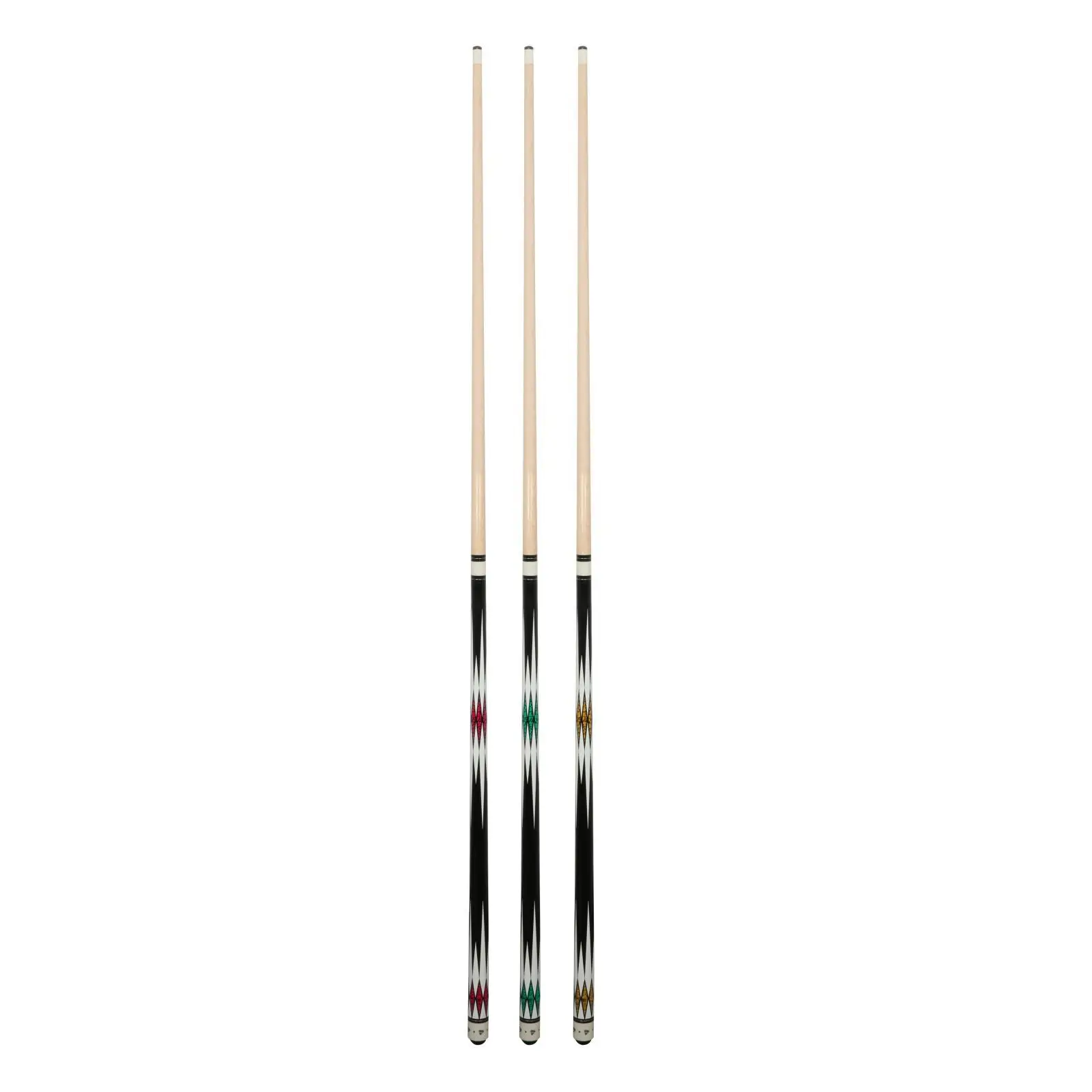 Pool Cue Sticks Snooker Cue Billiard Pool Sticks Two Section White Ferrule 57