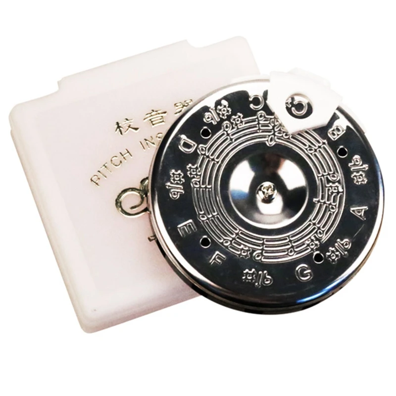 C-C Pitch Pipe 13 Chromatic Tuner C-C Note Selector Music Pitch Tuner for Note Instrument Tuner Pipe Master Durable GXMF