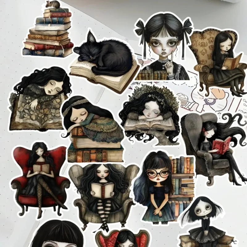 

1 комплект, акварельные акварельные забавные озорные клещи для девочек, скрапбукинг, декоративные канцелярские наклейки «сделай сам», журналы, тетради