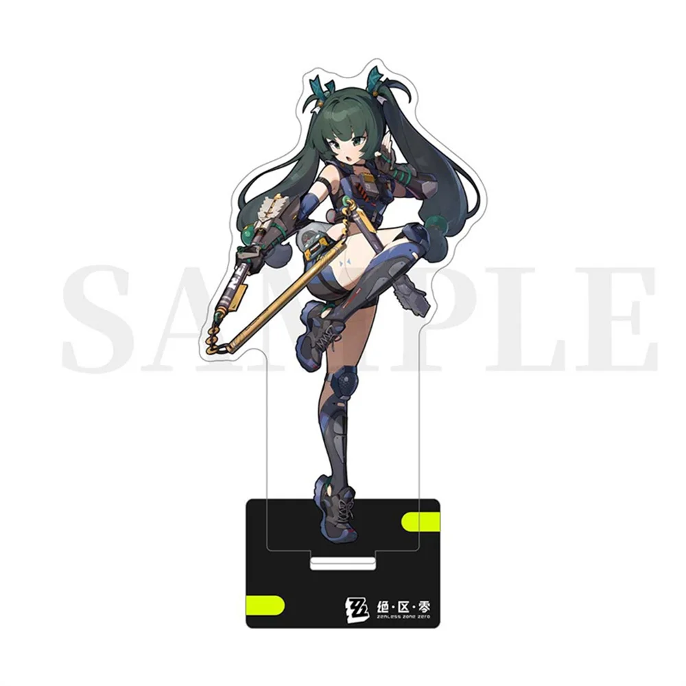 New Hot Game Zenless Zone Zero Nicole Demara Billy Kid Von Lycaon Acrylic Stand Model Plate Keychain Desk Decor Collection gift