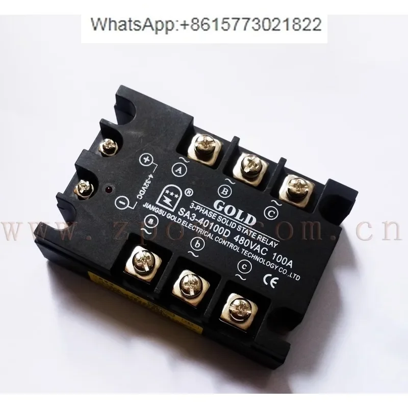 GOLD three-phase solid-state relay SA340100D DC controlled AC SA3-40100D 40120D