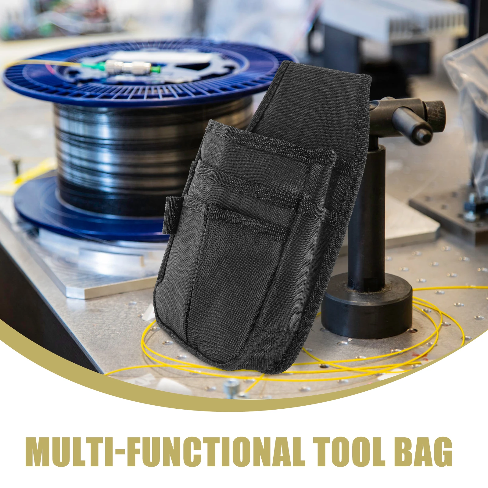 

Professional Tool Pouch For Electricians Compact Durable Utility Bag Multi-Functional Storage For Workers Carpenters Plumbers