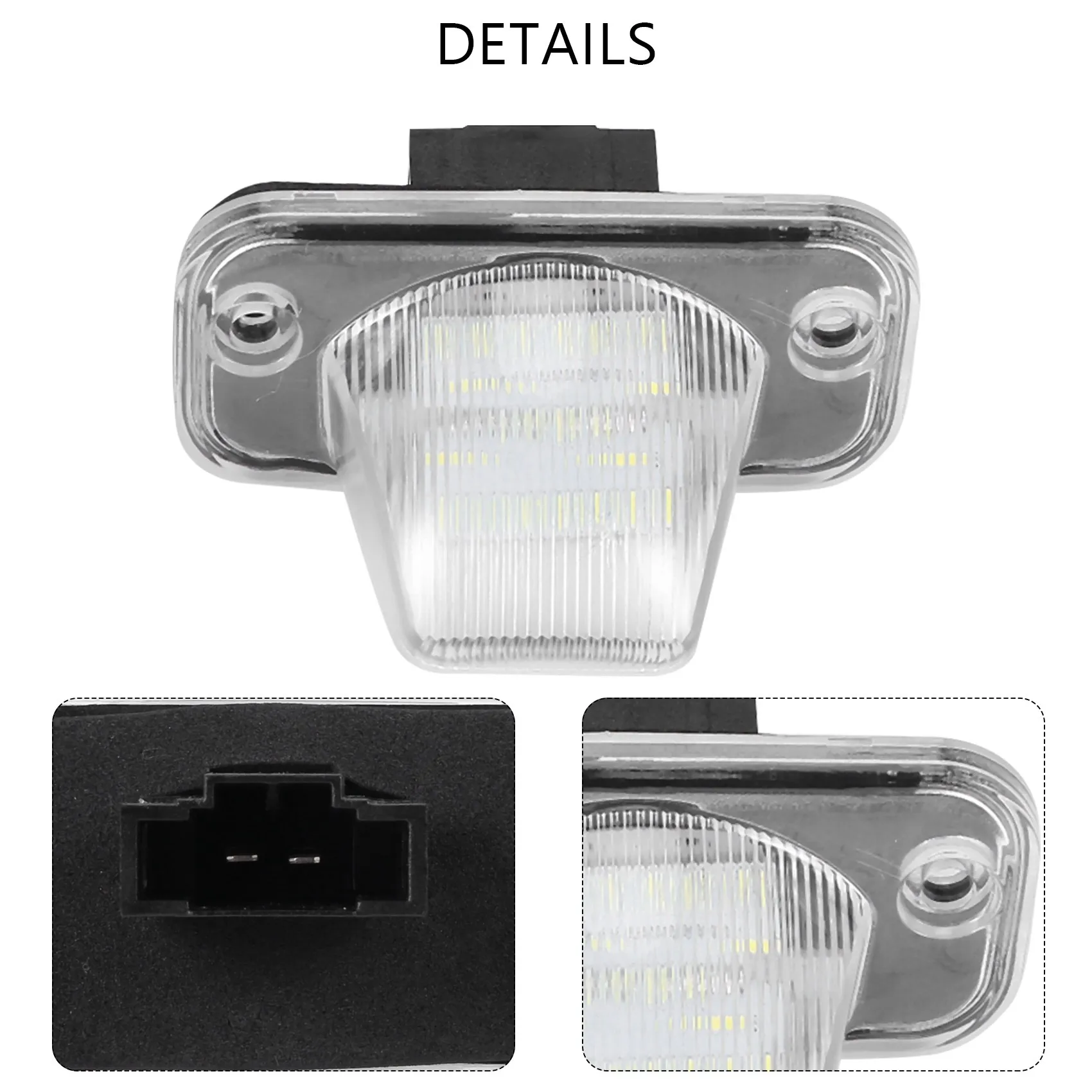 Car 18SMD LED License Plate Number Light For-VW Transporter T4/Caravelle MK4/Multivan Passat B5 B6 Combi Eurova