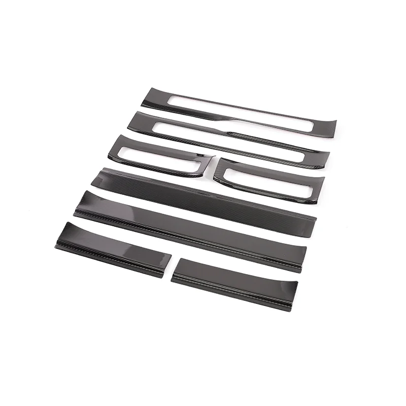 2019+ G Class W464 W464 Door Sill Panel G63 G500 G400 G350 Front Rear Door Inner Panel Covers Dry Carbon Interior Auto Parts