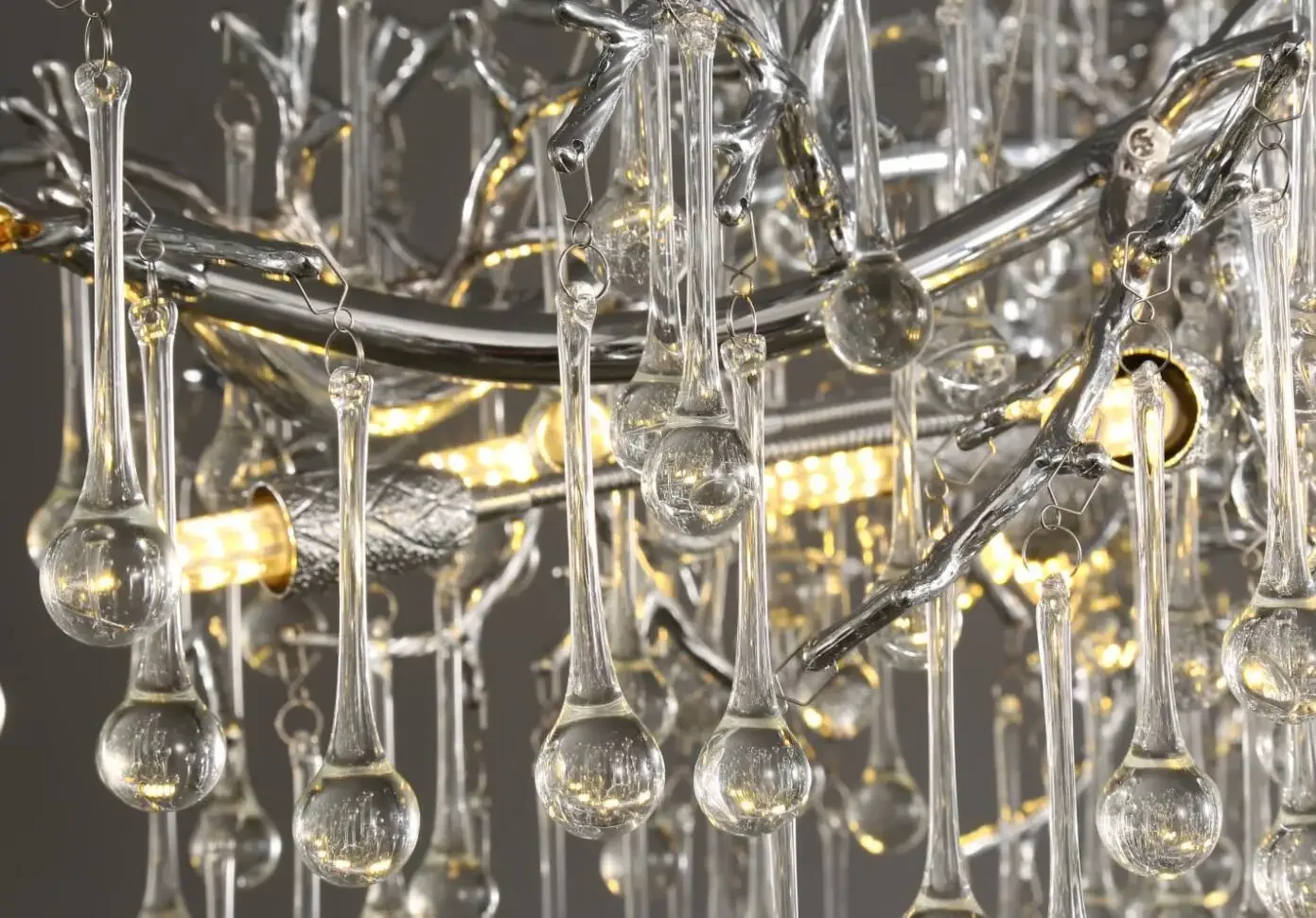 

New crystal chandelier living room hotel lobby lighting designer branch Luxury decoration project light Gold chrome