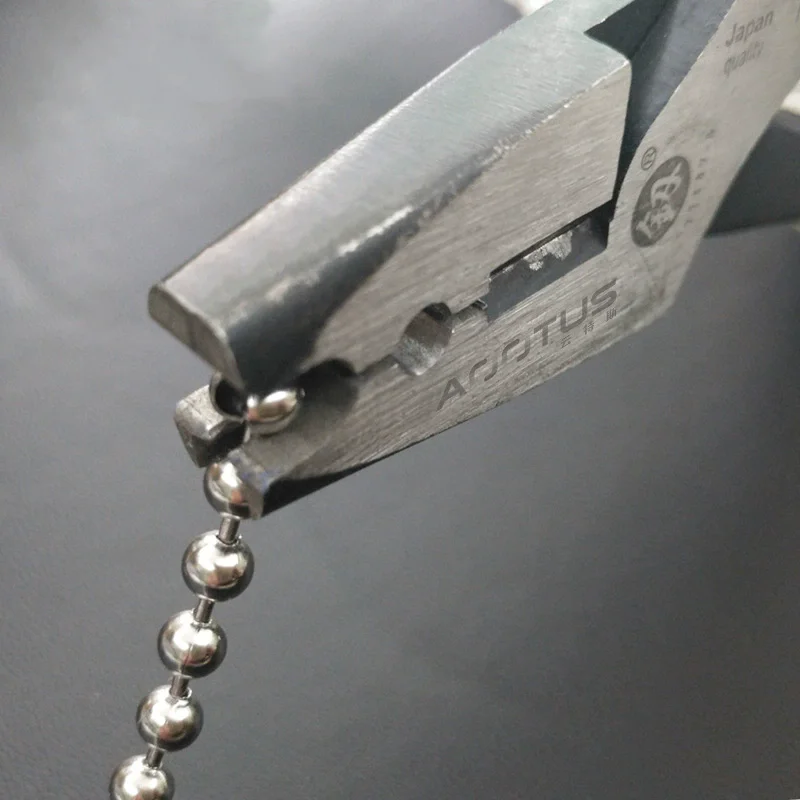 Roller blinds stainless steel pull bead connection pliers, endless 4.5mm bead chain connectors