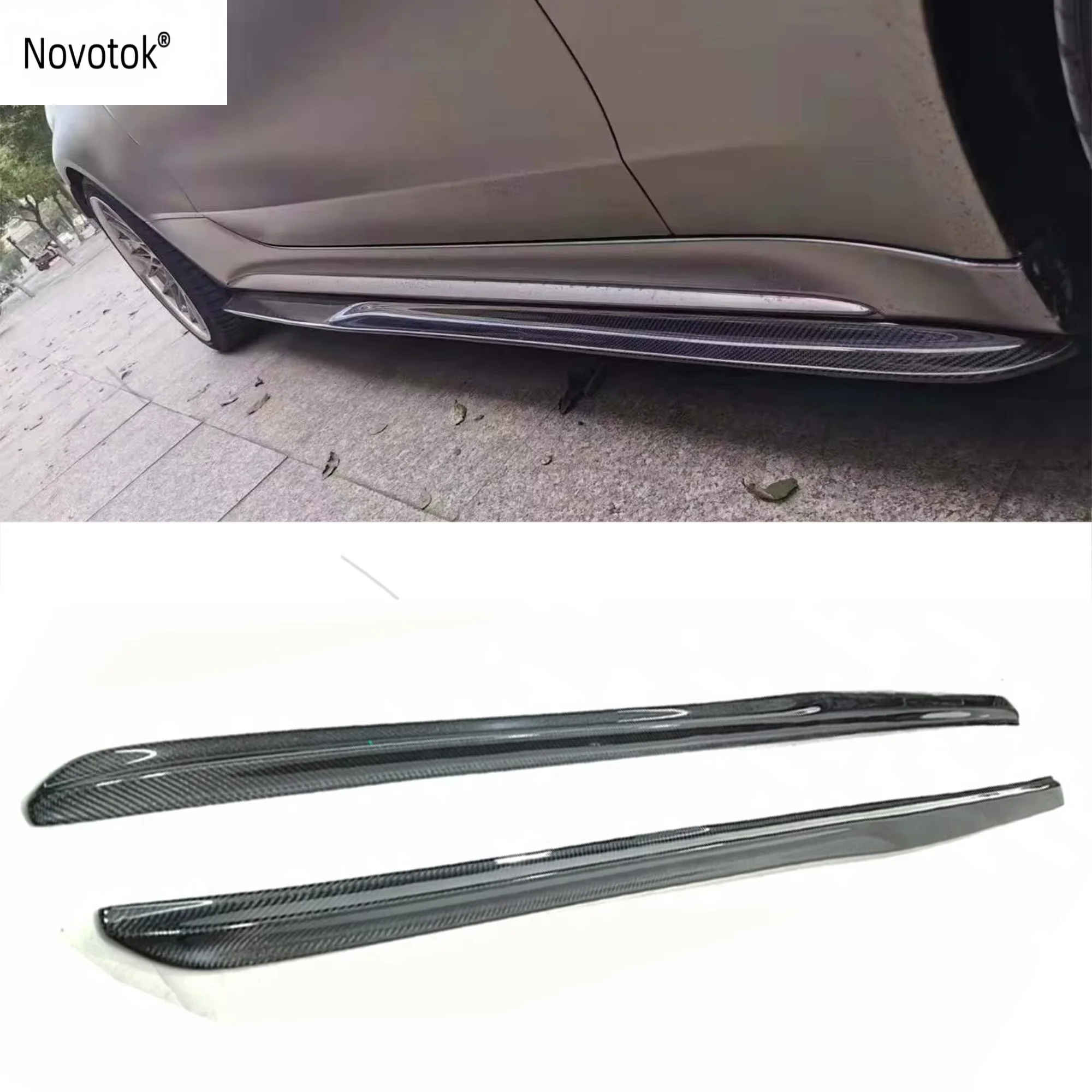 

High Quality Psm Style W205 C63 Carbon Fiber Side Skirts For Mercedes-benz C Class W205 C63 Amg Sedan/coupe