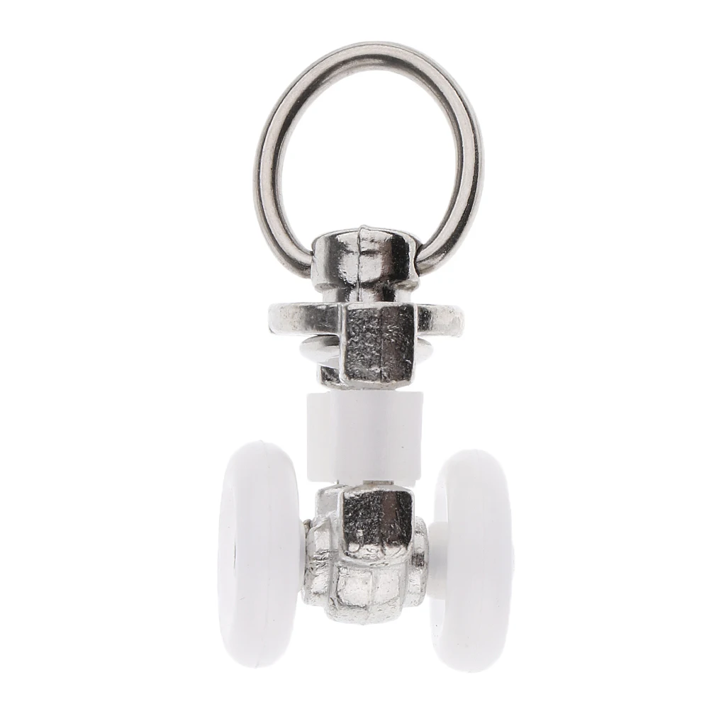 Modern Aluminum Alloy Curtain Rail Gliders Track Roller Carrier for Sliding Flexible Rail