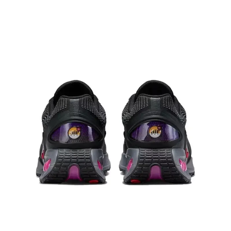 Nike Air Max Dn ملابس يومية مريحة، منخفضة القمة، أحذية كاجوال للحياة اليومية، أنماط الرجال والنساء، ألوان سوداء وأرجوانية