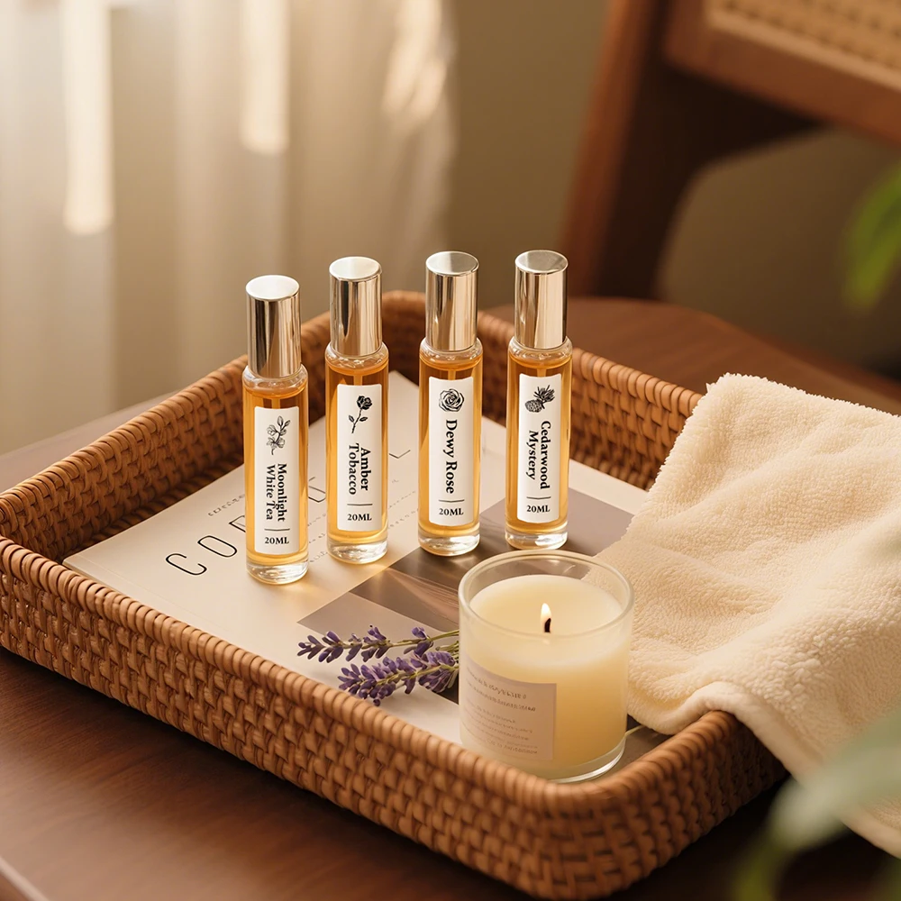 Niimbot M2 Self-adhesive Film Label Sticker Essential Oil Label Paper Perfume Beauty Sample Dispenser Bottle Label Sticker