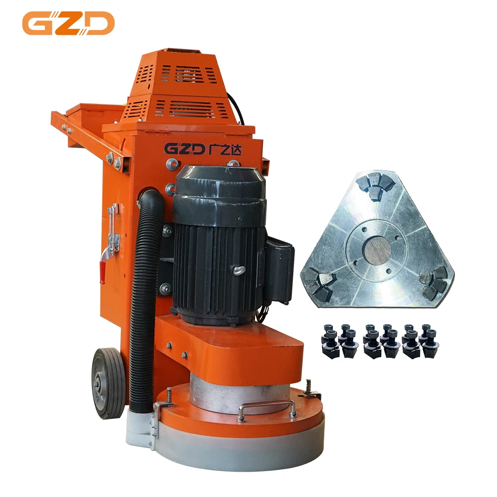 GZD 350mm 400mm Electric Concrete Grinder 110V 220V 380V Heavy Duty Floor Grinding Machine