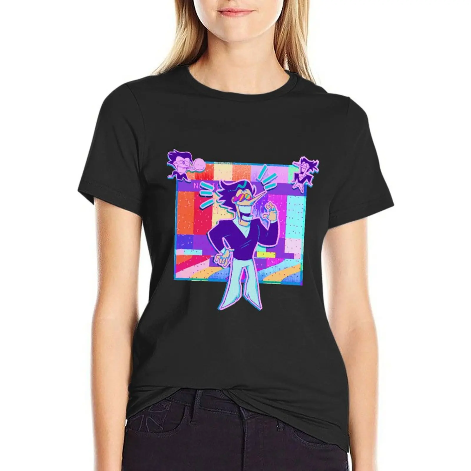 

Футболка Spamton Deltarune, эстетическая одежда, кавайная одежда, большие размеры, женские топы
