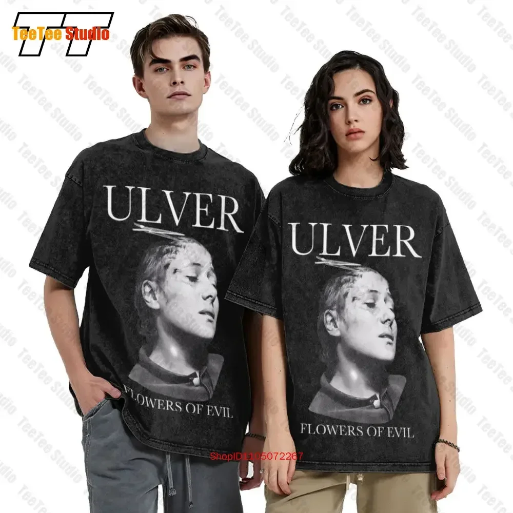 Ulver Flowers Of Evil Black Vintage Oversized T-Shirt New Official 8VG8