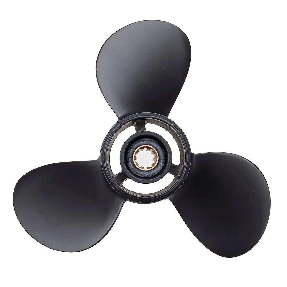 Outboard Propeller 9.9 x 11 Marine Propeller Aluminum 3 Blades For Mercury/Tohatsu/Nissan 25-30HP 3R0B645230 / 48-896896A40