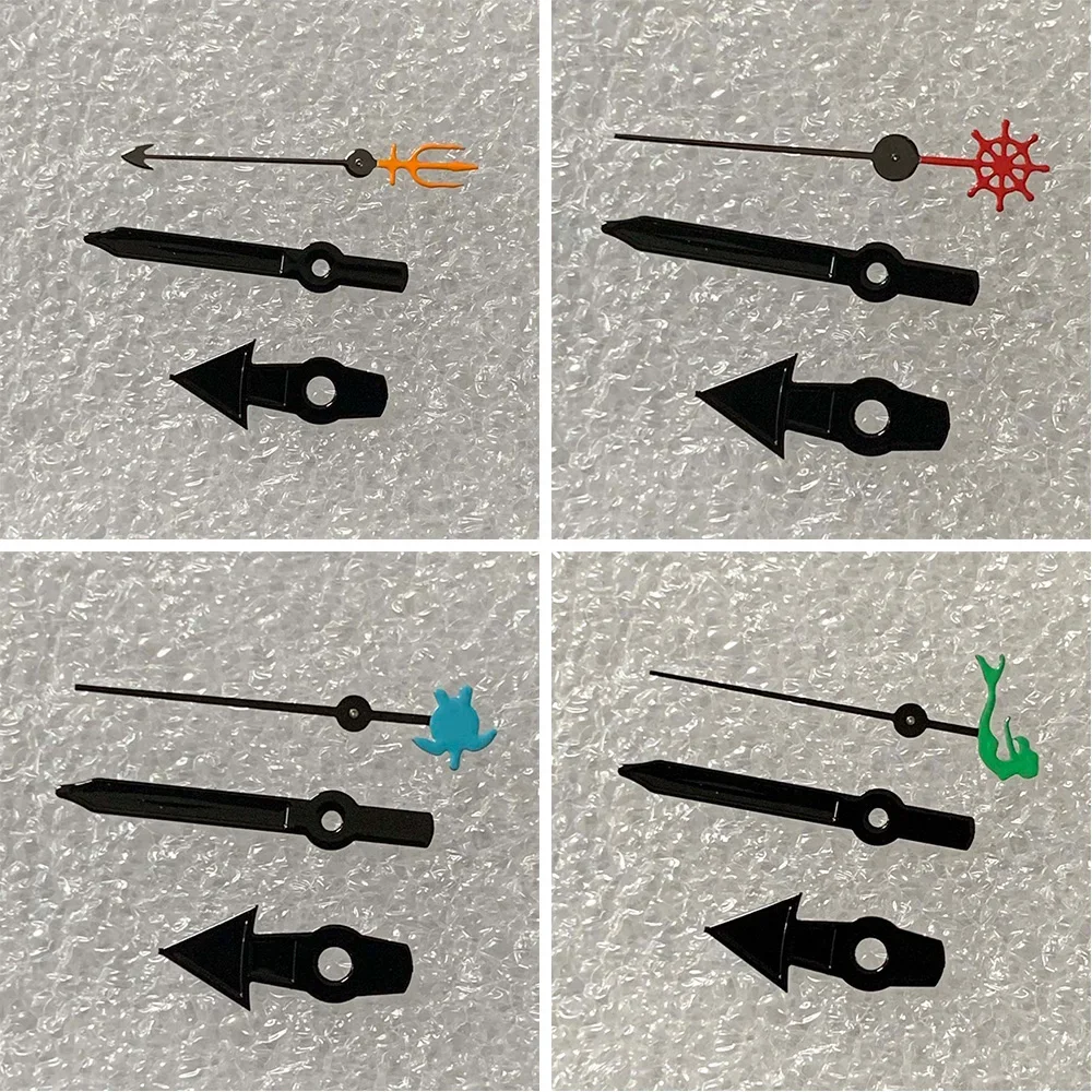 フィッシュタートル,トライデント,マーメイド秒,交換用アクセサリー付きメンズウォッチ,nh35,nh36,4r36ムーブメント