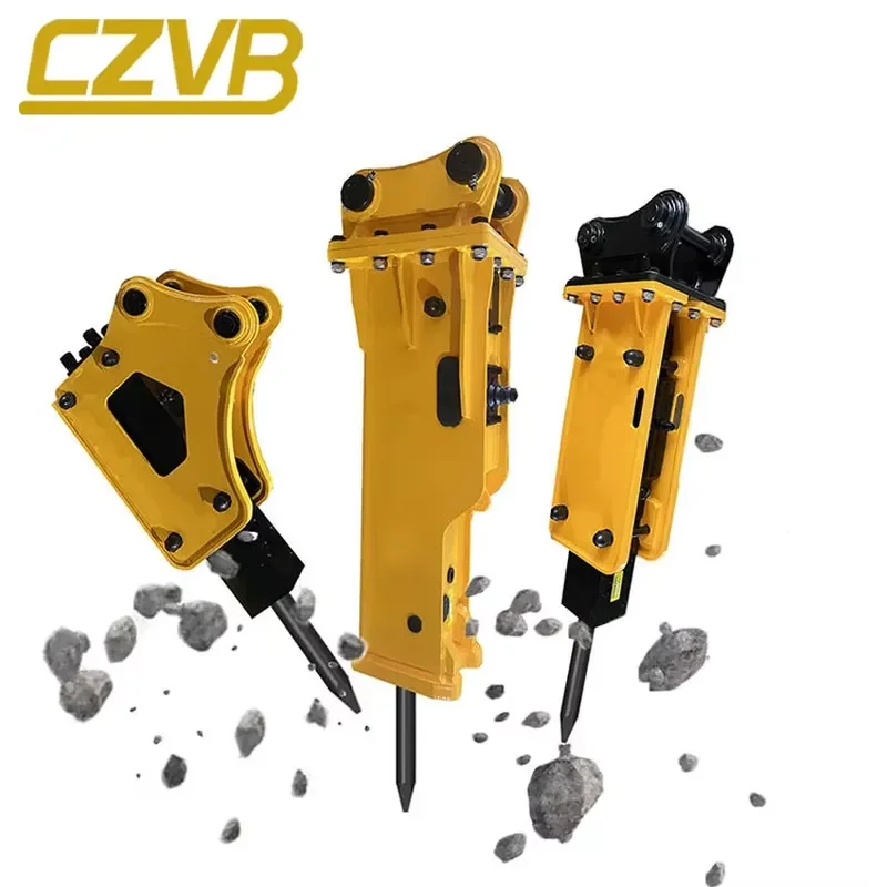 SB70 Hydraulic Rock Breaker Hammer for EC210 EC220 PC210 Excavator 16-21t Peru Open Pit Mining 350-600bpm CE Certified Heavy