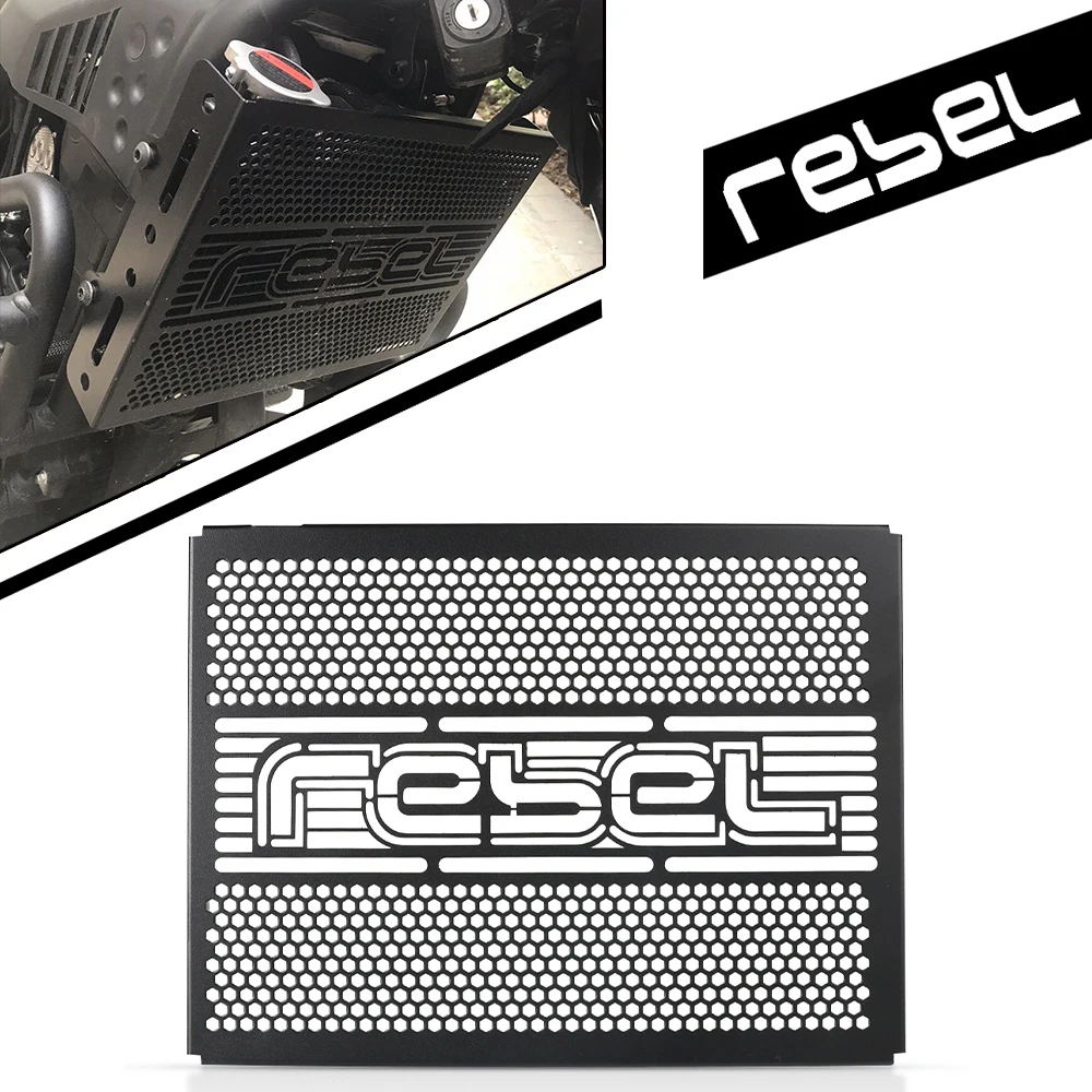 

For HONDA Rebel REBEL CMX/CM 500/300 2017-2021 Motorcycle Front Radiator Protective Water Cooler Grille Cover Guards Accessories