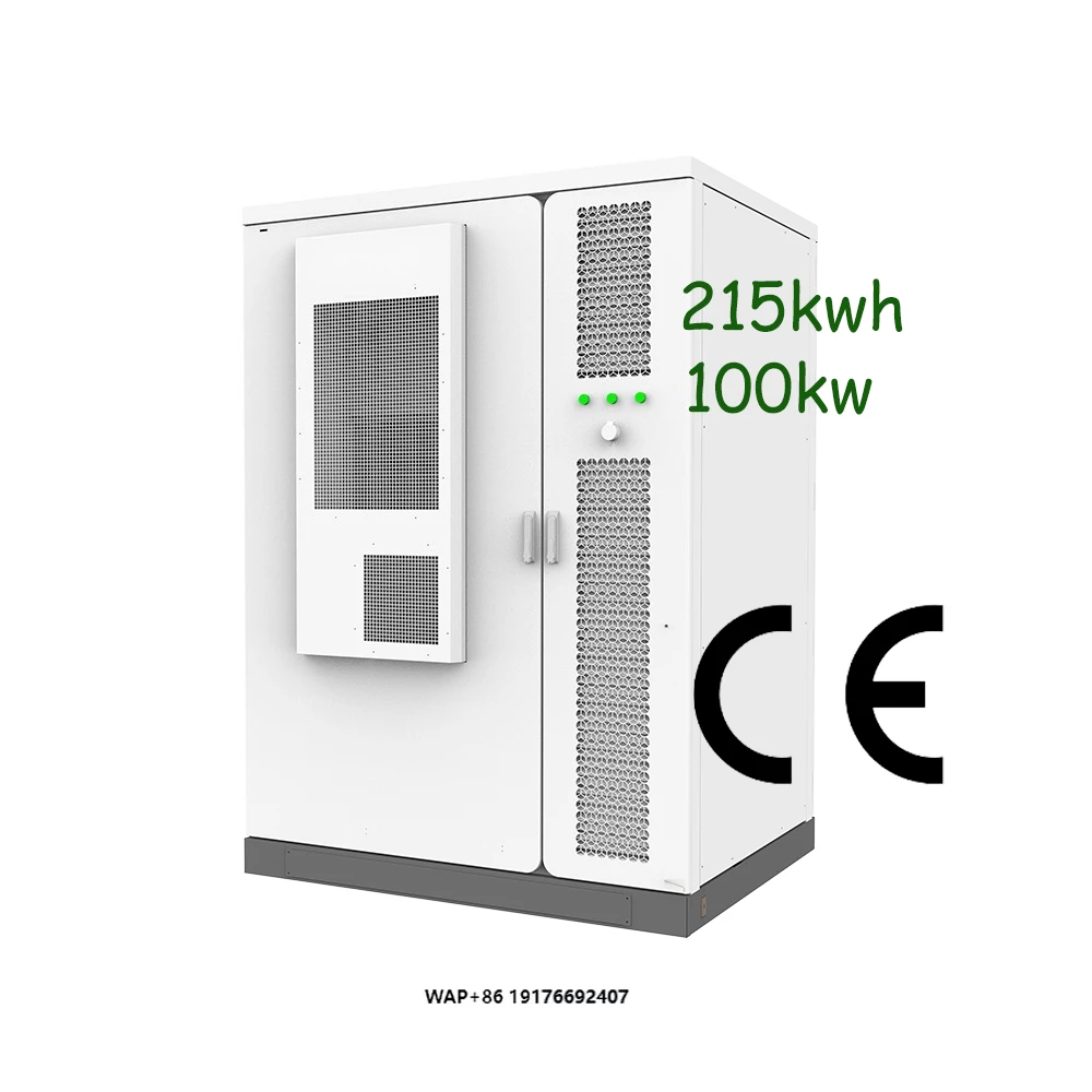 SCU CE Certified 215kwh Long-Life Lithium Lifepo4 Battery 100kw PCS All-in-One Grid Solar Energy Storage System BESS
