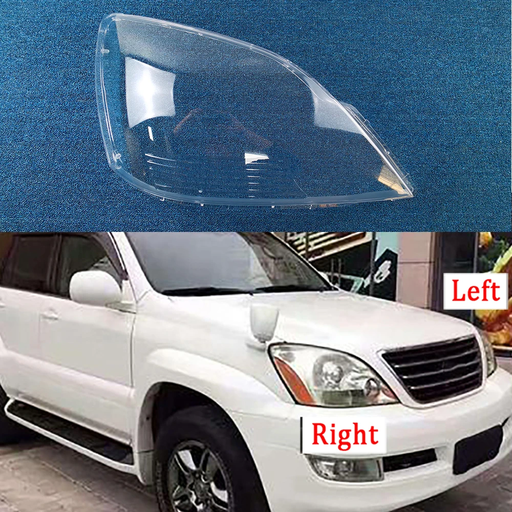 

Front Lamp Shade Headlight Mask Headlights Shell Lampshade Cover Lens Glass Auto Head Lamp Light Case For Lexus GX470 2003~2009