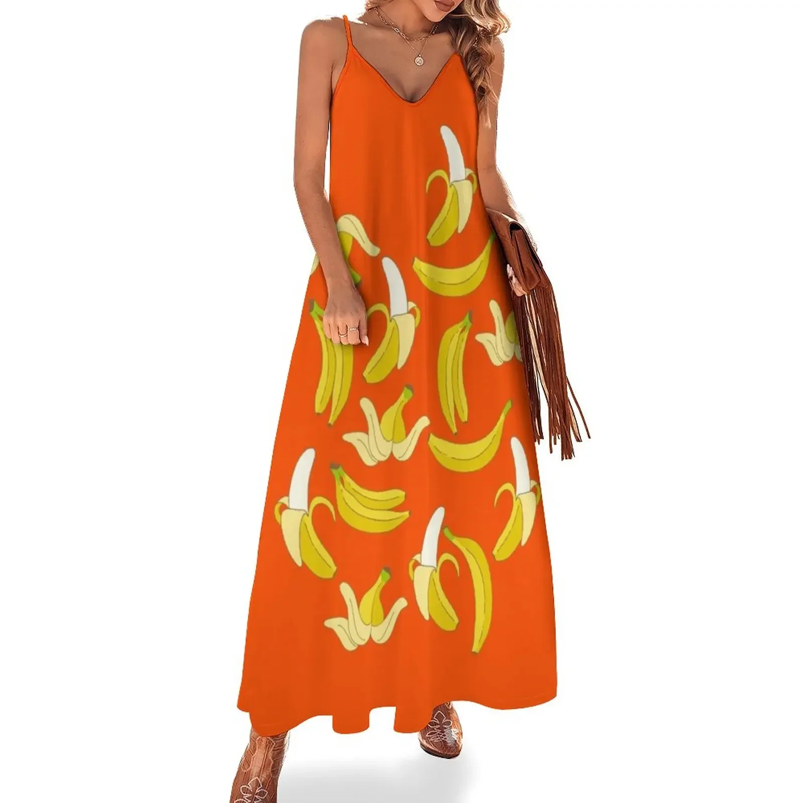 

Copy of banana Sleeveless Dress long sleeve dress dress party evening elegant luxury celebrity women's summer dresses 2025