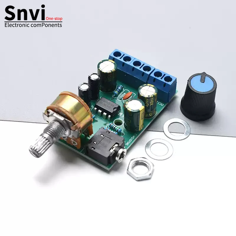 TDA2822M Mini Micro DC Płytka wzmacniacza 2.0 Dwukanałowy moduł wzmacniacza stereo 1,5 W * 2 — zdjęcie 5