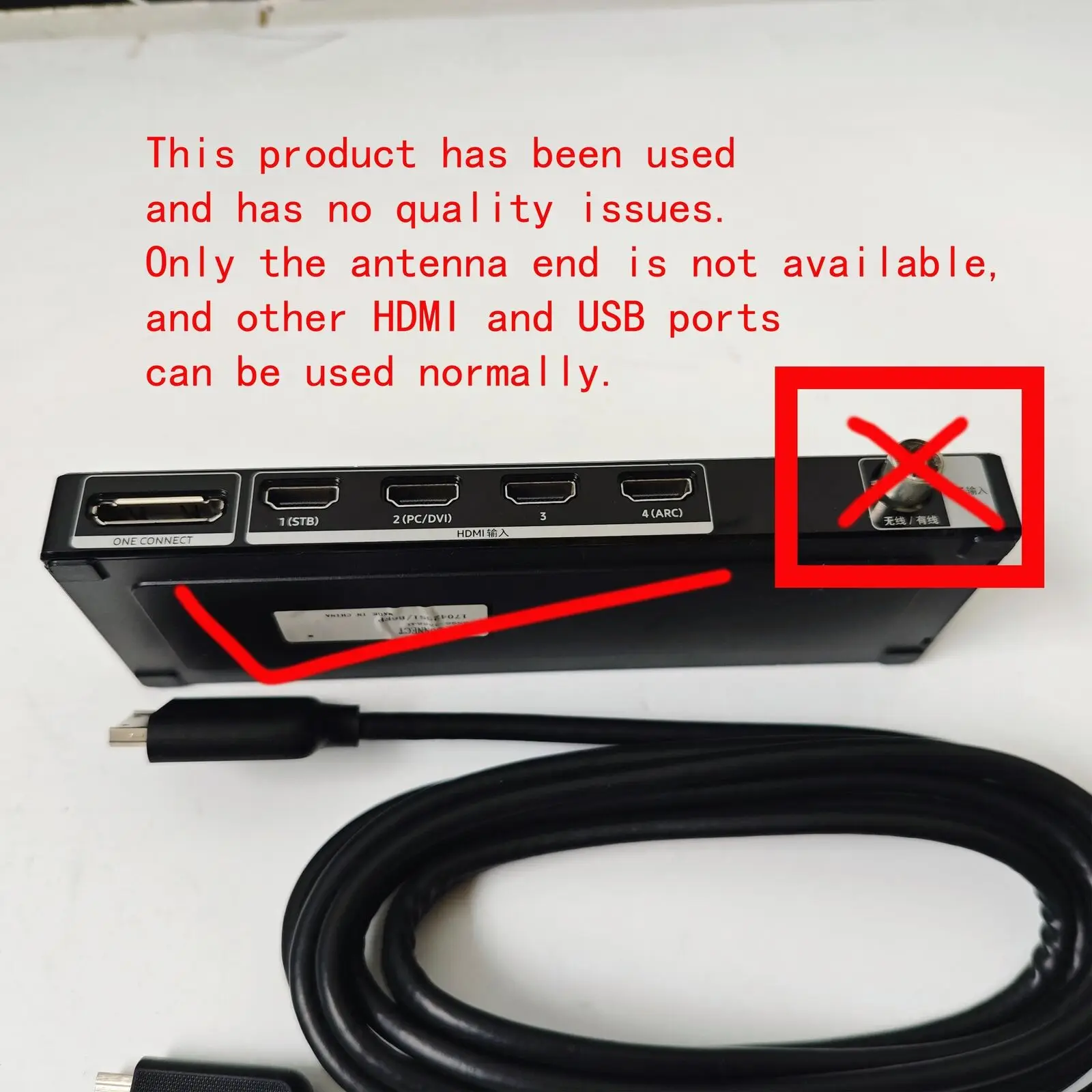 ONE CONNECT ミニボックス Samsung テレビ UN65KS950DFXZA UN55KS800DFXZA UN55KS8500FXZA UN55KS850DFXZA UN55KS9000FXZA と互換性があります
