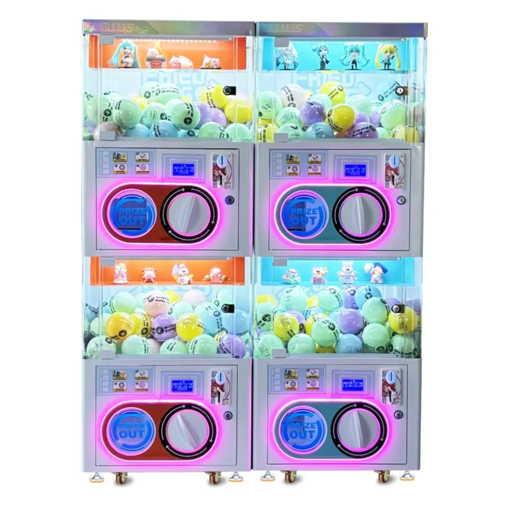 Customizable Commercial Gashapon Machine With Metal Shell - A Coin-Operated Vending Machine Compatible With Of Gashapons
