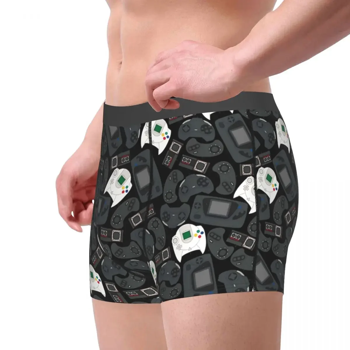 GAMER CONTROLLER S FANS Underpants Breathbale Panties Male Underwear Print Shorts Boxer Briefs