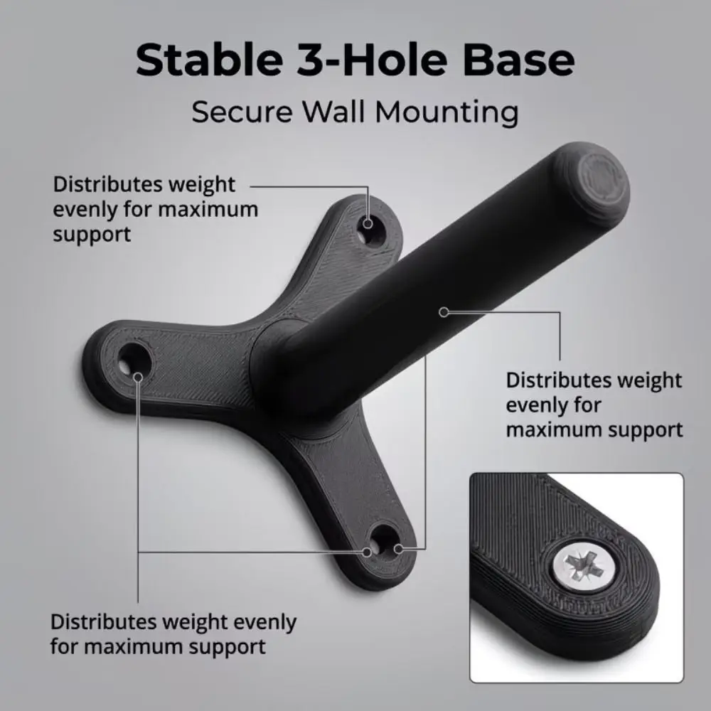 Solid Plastic Angle Grinder Storage Rack Wall Mounted Design Pre-reserved Screw Holes Wall Mount Grinder Rack Quick Installation