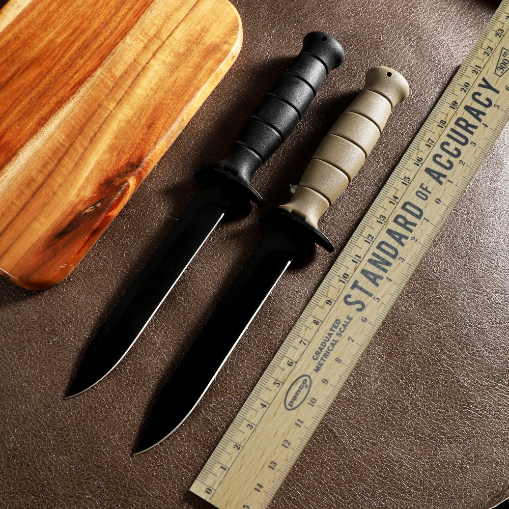 

Нож с фиксированным клинком из стали 440C для активного отдыха, рыбалки, кемпинга, охоты, кухни, разделки фруктов, EDC-инструмент, прямой нож