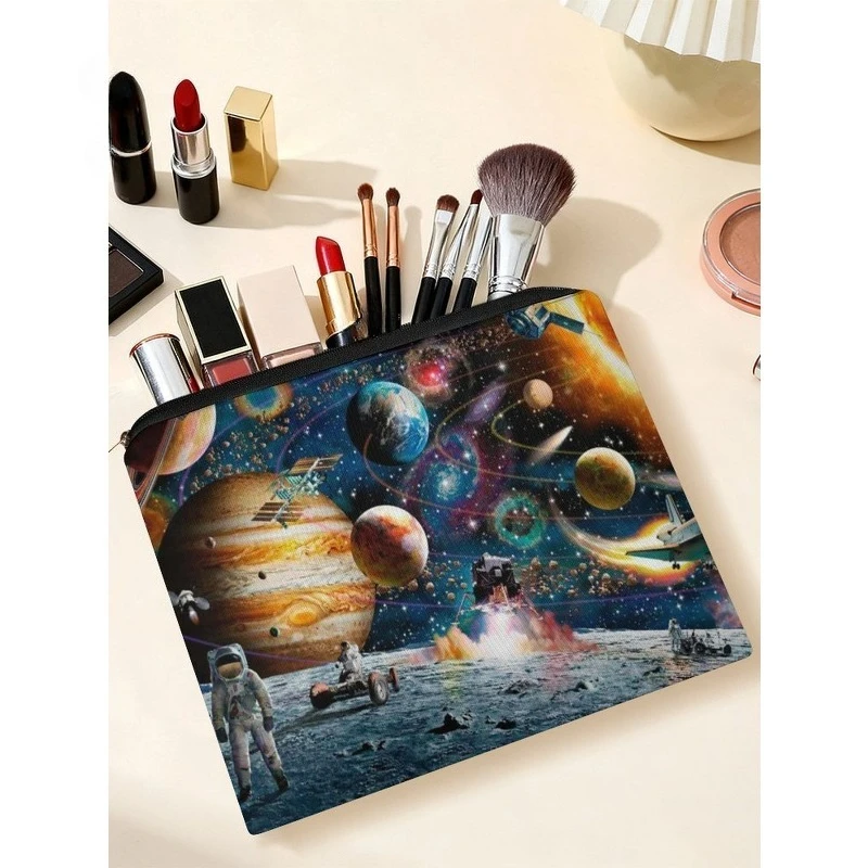 Large Capacity Makeup Bag Multi-functional Storage Bag Toiletry Bag Travel Cosmetic Organizer Beauty Essentials Storage Pouch