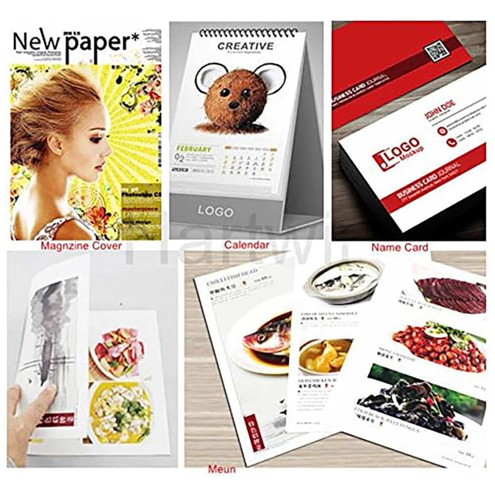 크리온 광택 사진 용지 5x3.5인치 200gsm, 100매 단면, 잉크젯 프린터용, 빠른 건조, 생생한 색상, 밸류 팩