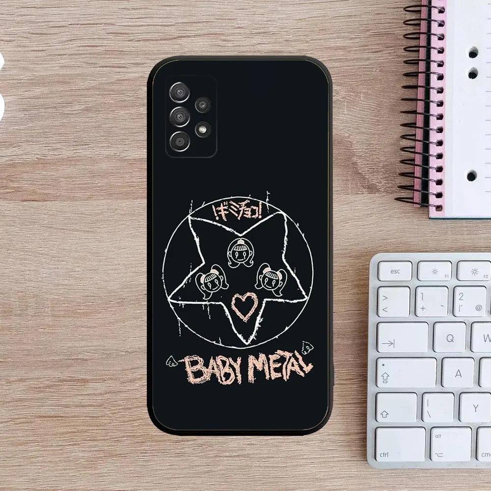 Singer B-Babymetal Phone Case For Samsung Galaxy A13,A21s,A22,A31,A32,A52,A53,A71,A80,A91 Soft Black Cover