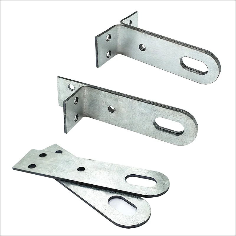 Extended Right Angle Door Buckle Lock Nose Flat Iron Plate Door Nose Padlock Anti Pry Door Buckle Anti-theft Lock Hardware