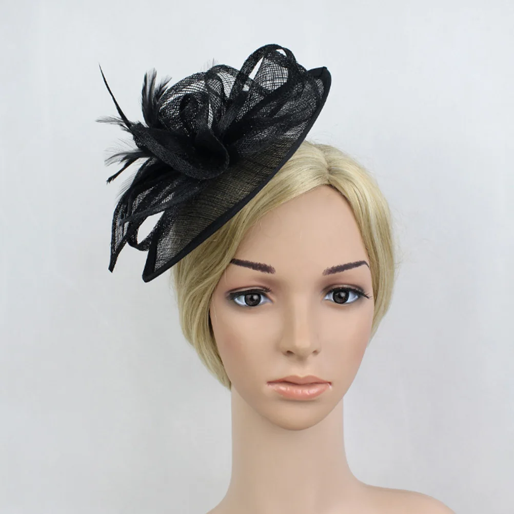

Vintage Women Headwear Elegant Fascinator Headb for Special Occasions Evening Gowns Bridal Wedding Church Tea