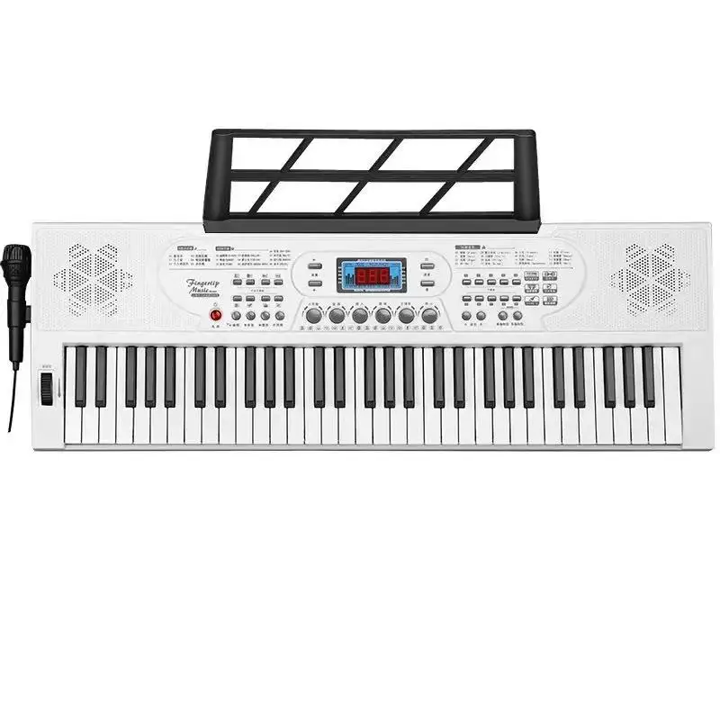 

Factory Wholesale Portable Electric Organ Microphone 61-key Keyboard Multifunctional Piano