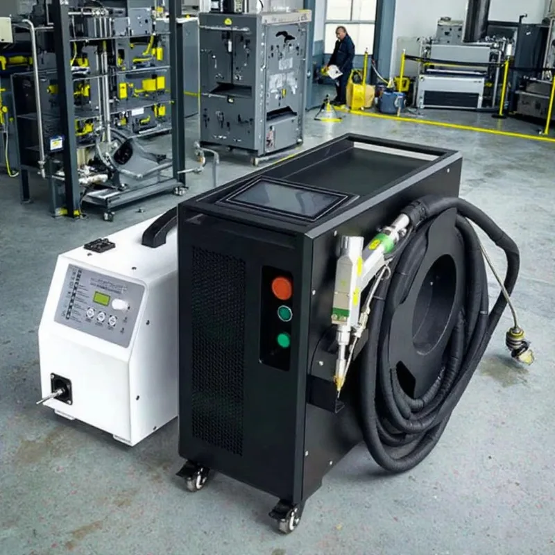 Portable Fiber Laser Welding Cleaning Cutting Machine for Aluminum Windows Stainless Steel Furniture and Hardware Shops