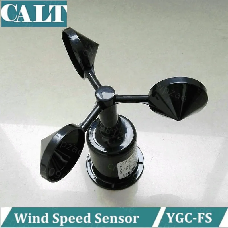 CALT YGC-FS 0-70m/s 5/12/24V RS485 0-5V 4-20mA Digital Wind Speed Measuring Sensor Anemometer