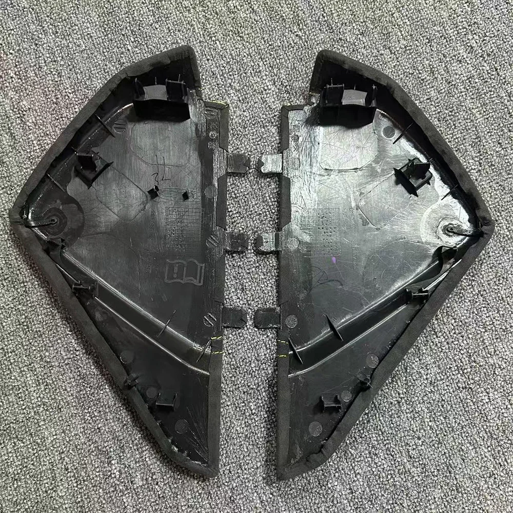 Para Audi A4 Q5 Alcantara costura roja cubierta de tablero de costura amarilla logotipo RS/S