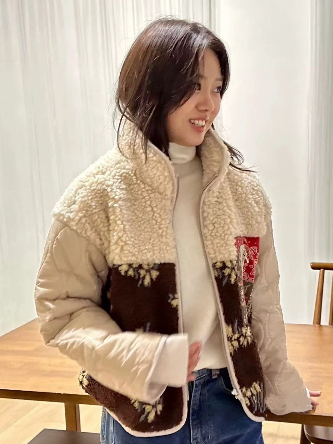 معطف شتوي نسائي لطيف من القطن من Jaet متعدد الاستخدامات، دافئ ومريح، مقاس صغير عصري #2