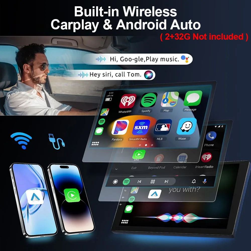 9.7 أندرويد 15 شاشة عمودية راديو السيارة لتويوتا ألارد Vellfire 2008 2015 نظام تحديد المواقع والملاحة مشغل وسائط متعددة Carplay #3